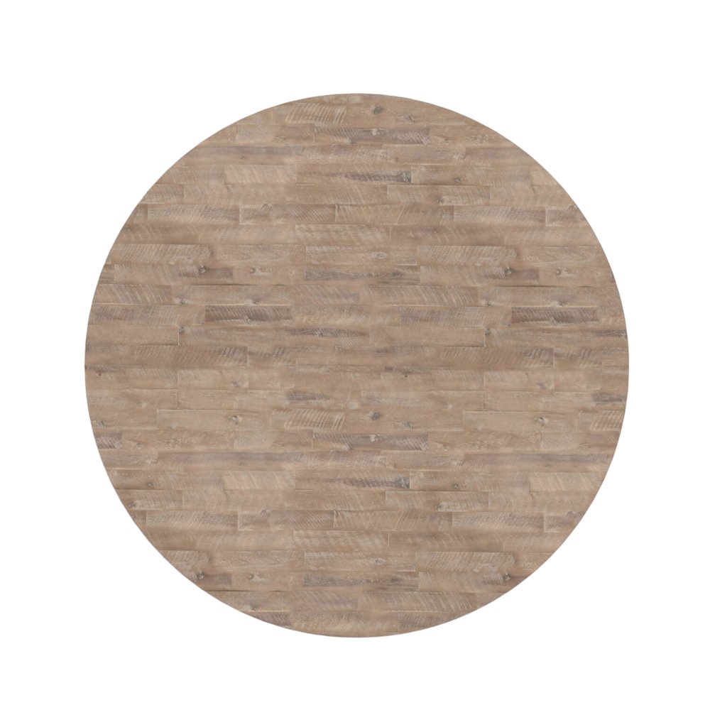Newberry Round Dining Table, Weathered Natural. Picture 5