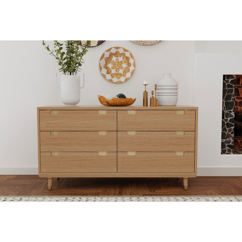 Easton Six Drawer Dresser. Picture 7