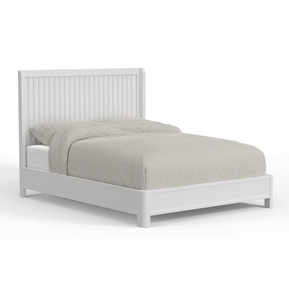Stapleton Queen Panel Bed, White. Picture 2