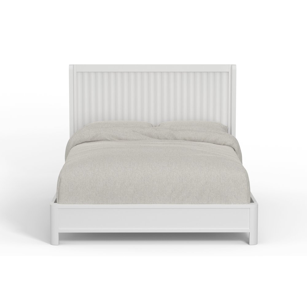Stapleton Queen Panel Bed, White. Picture 3
