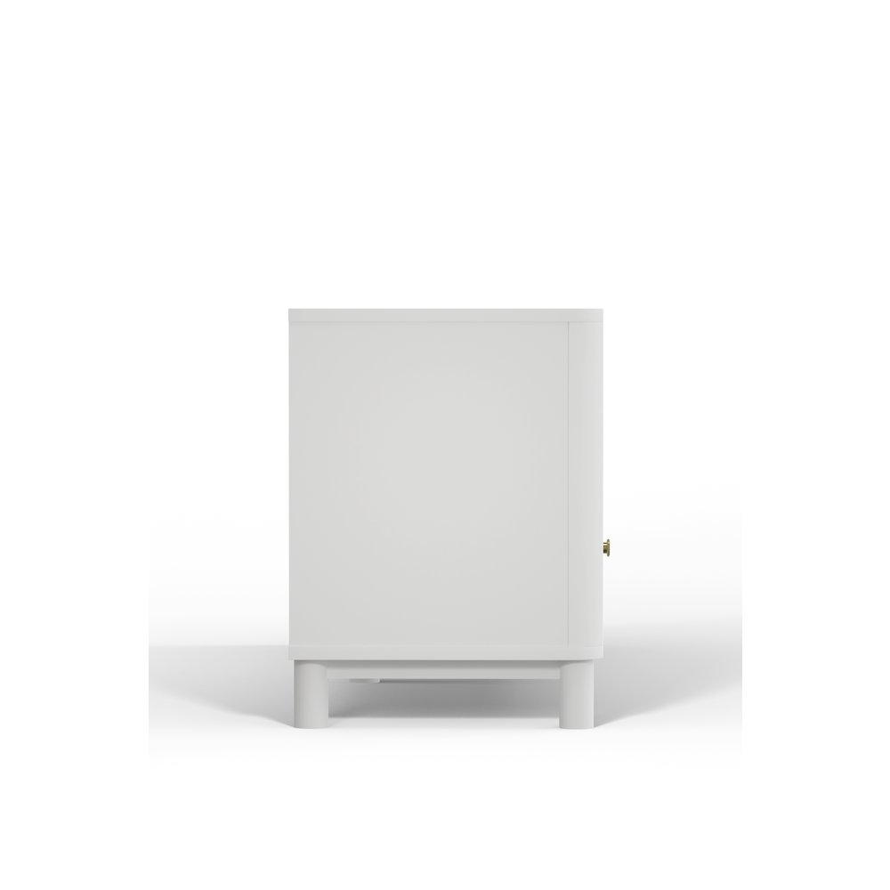 Stapleton TV Console, White. Picture 5