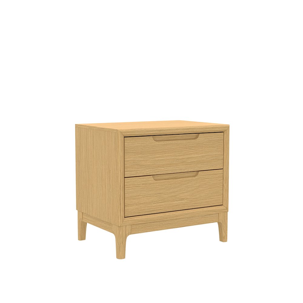 June Nightstand, Light Oak. Picture 3
