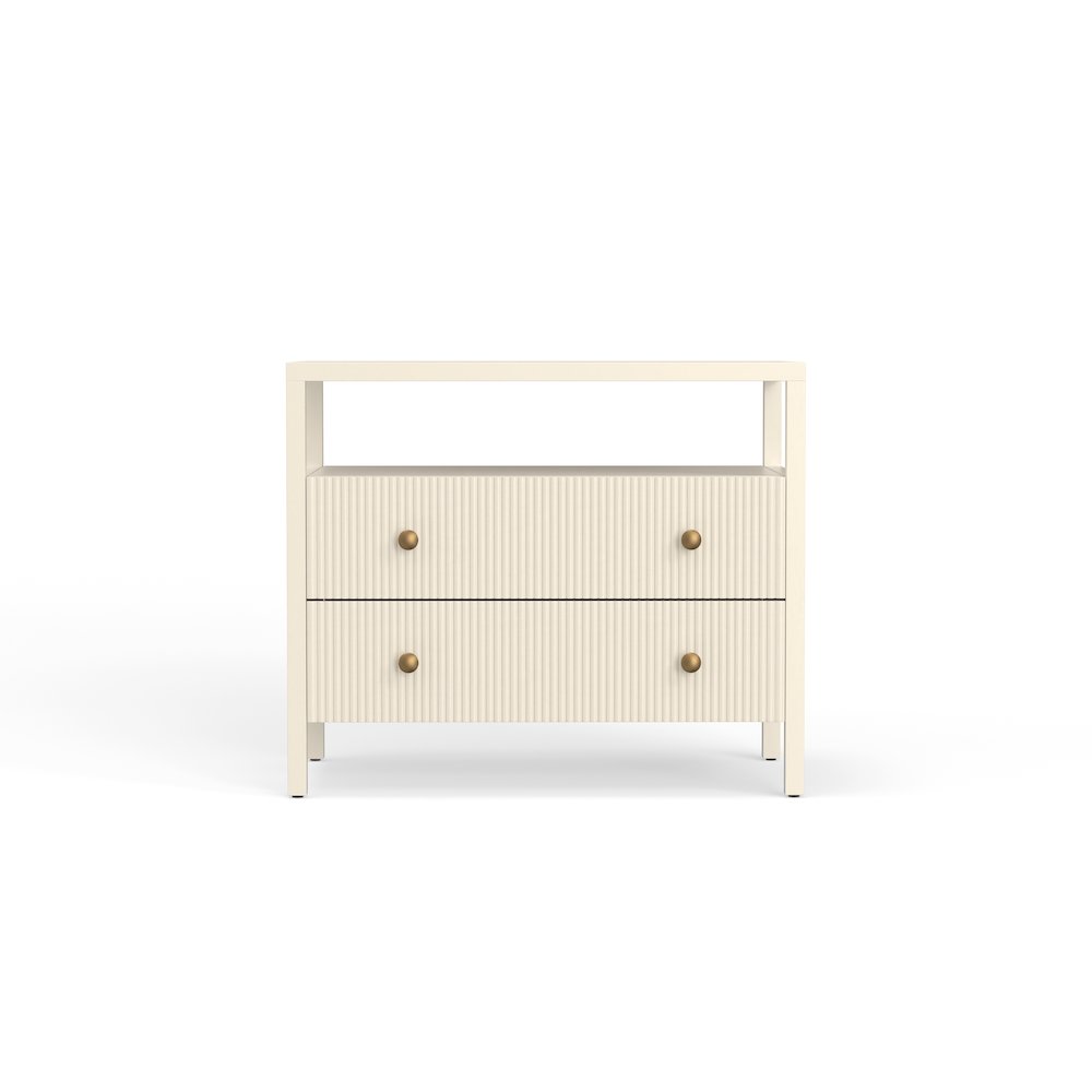 Marsha Nightstand, Coconut Milk. Picture 3