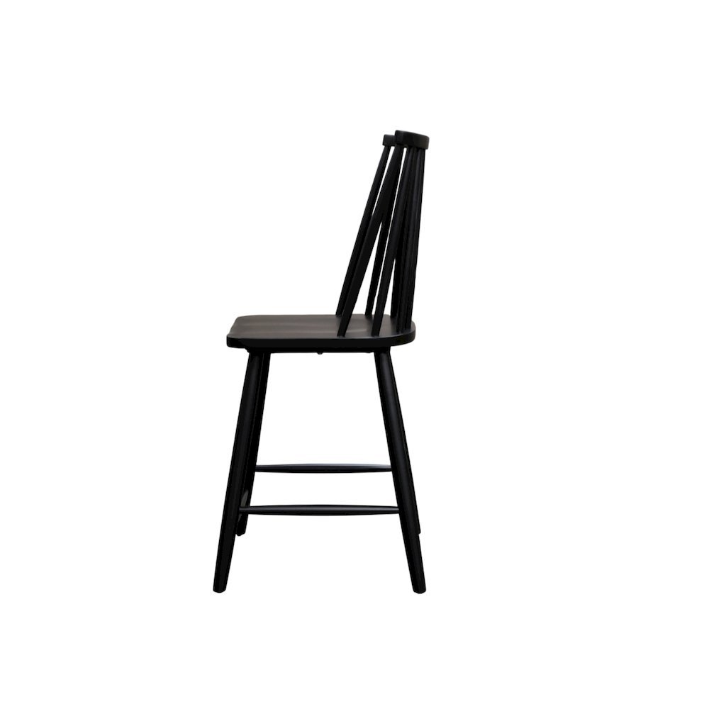 Farmhouse Brown Counter Stools Set of 2 with Back Support. Picture 6