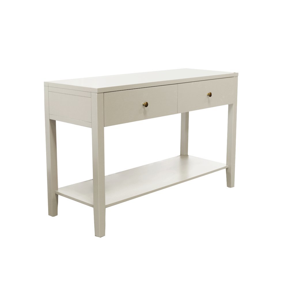 Console Table Modern Farmhouse Style with Drawer Storage. Picture 4