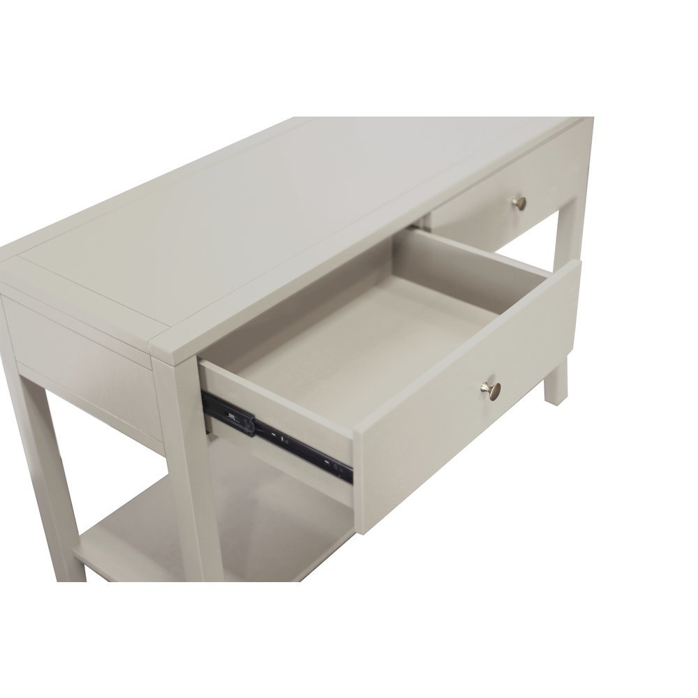 Console Table Modern Farmhouse Style with Drawer Storage. Picture 5