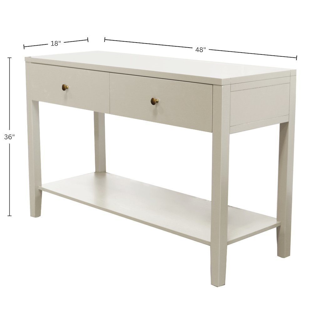 Console Table Modern Farmhouse Style with Drawer Storage. Picture 8