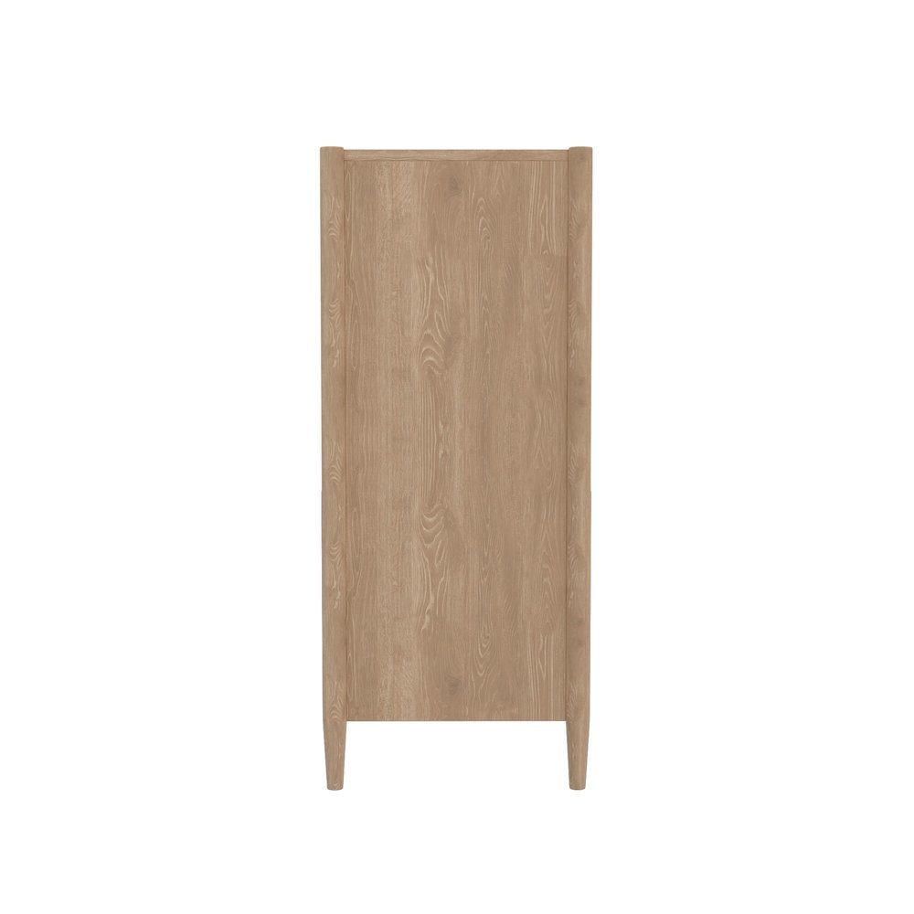 Light Wood Accent Chest with Modern Contemporary Design and Spacious Drawer. Picture 5