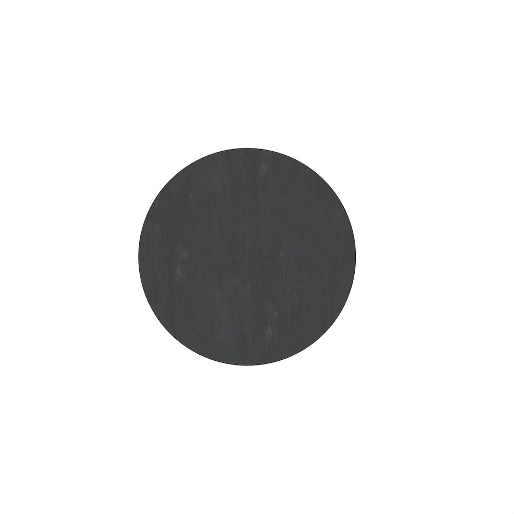 Black Modern End Table with Single Piece Design and Coffee Table Style. Picture 5