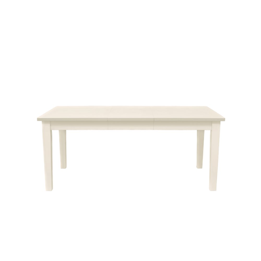Avery Extension Dining Table, Coconut Milk. Picture 3