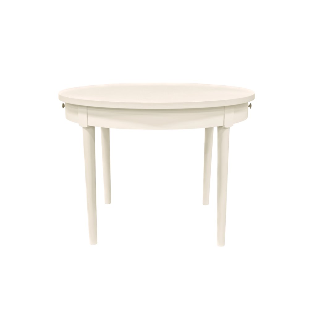 Avery Round Dining Table, Coconut Milk. Picture 5
