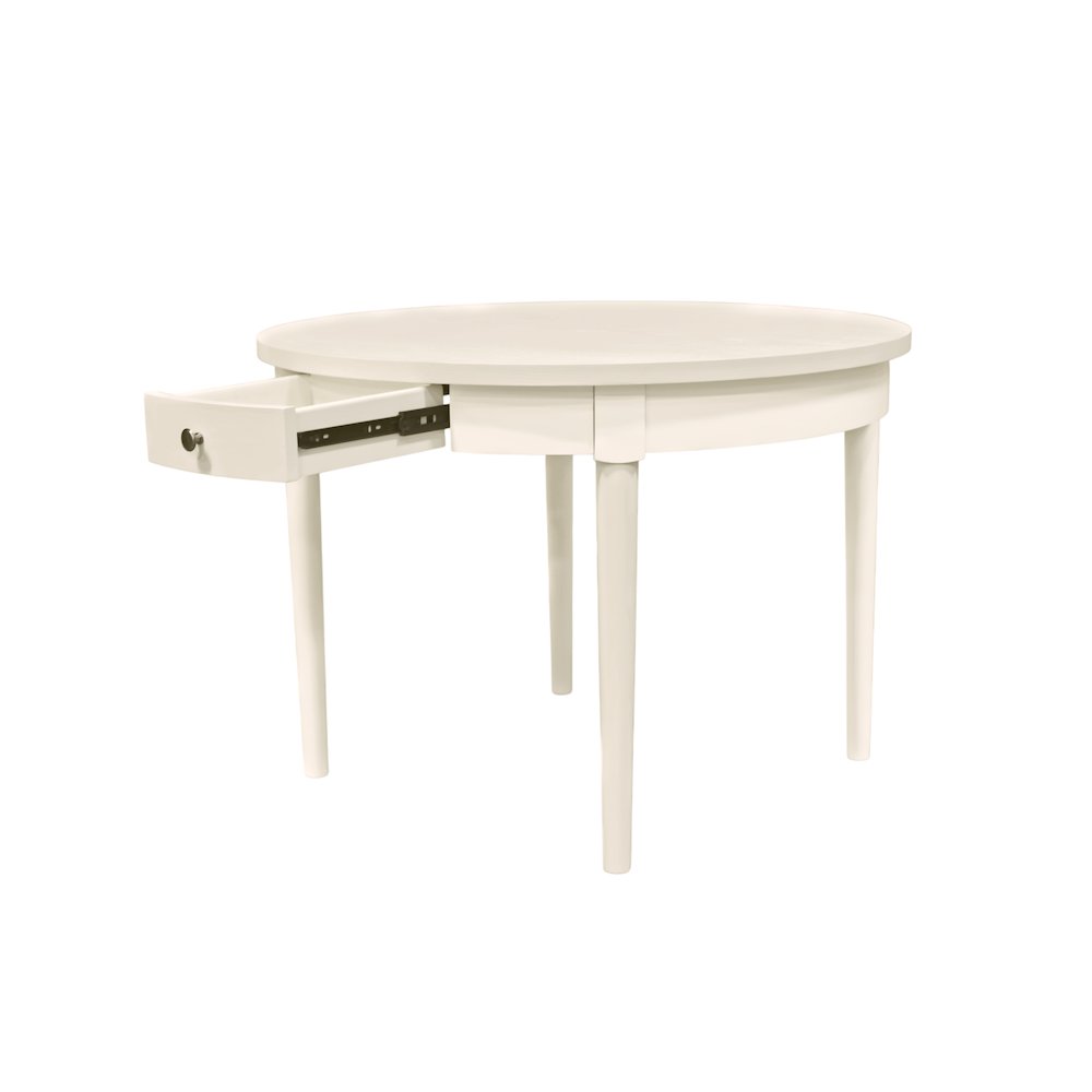 Avery Round Dining Table, Coconut Milk. Picture 7