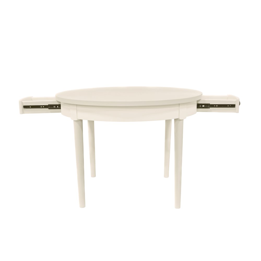 Avery Round Dining Table, Coconut Milk. Picture 8