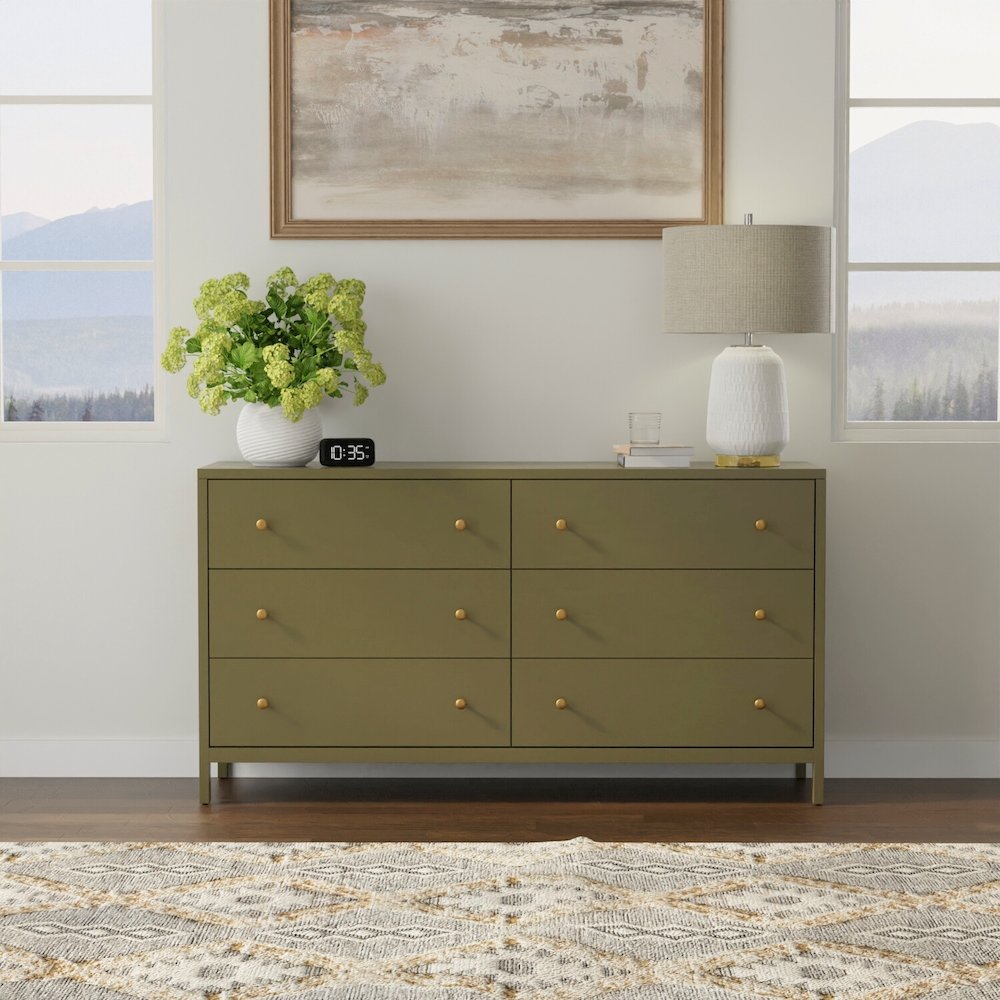 Avery Dresser, Olive Green. Picture 2