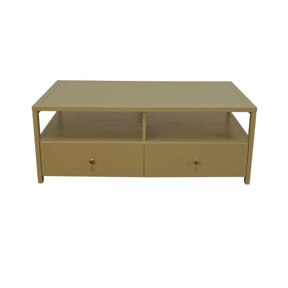 Avery Cocktail Table, Olive Green. Picture 4