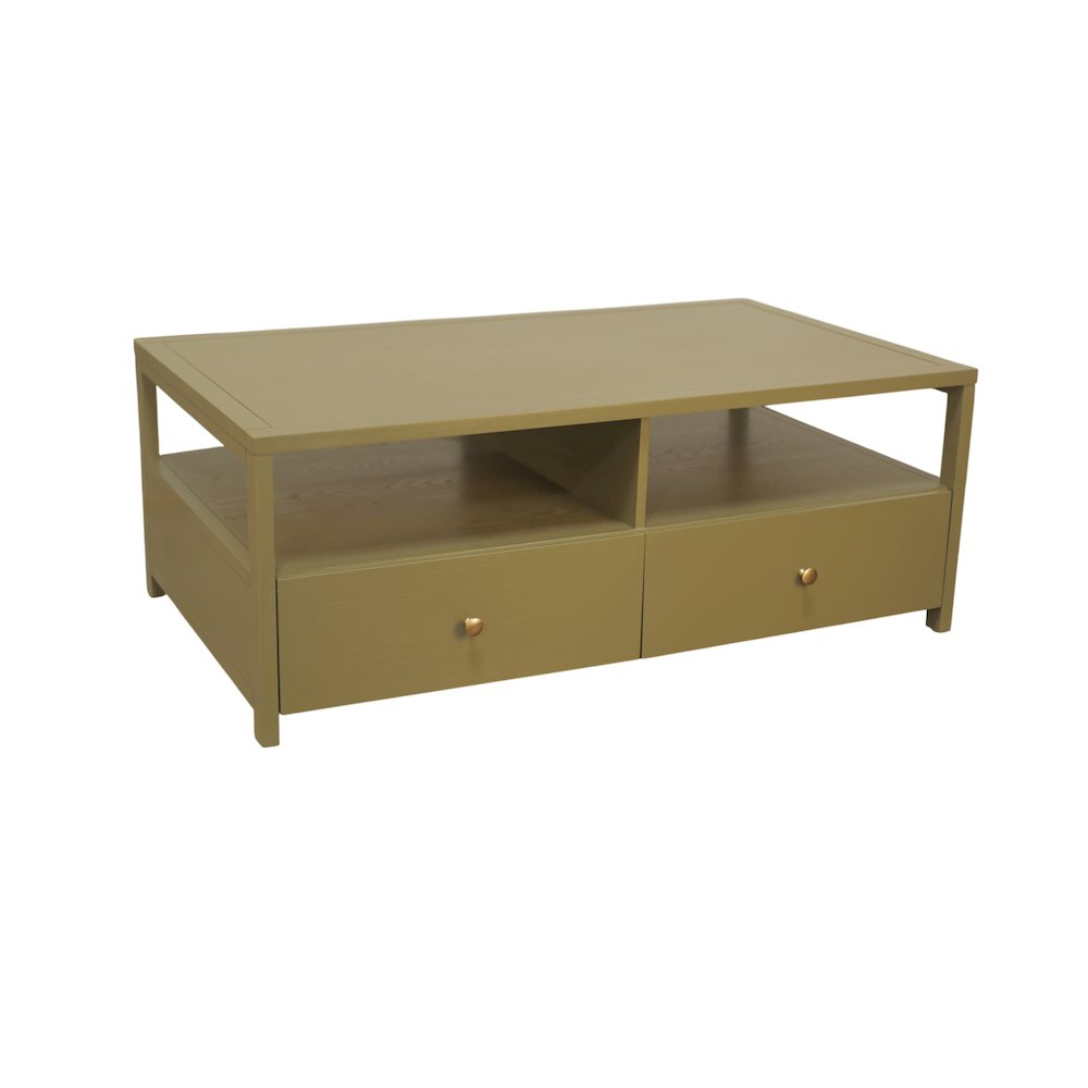 Avery Cocktail Table, Olive Green. Picture 5