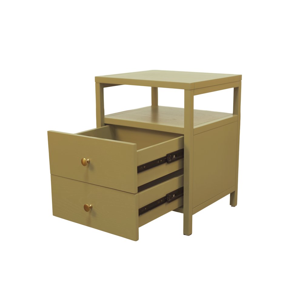Avery End Table, Olive Green. Picture 7