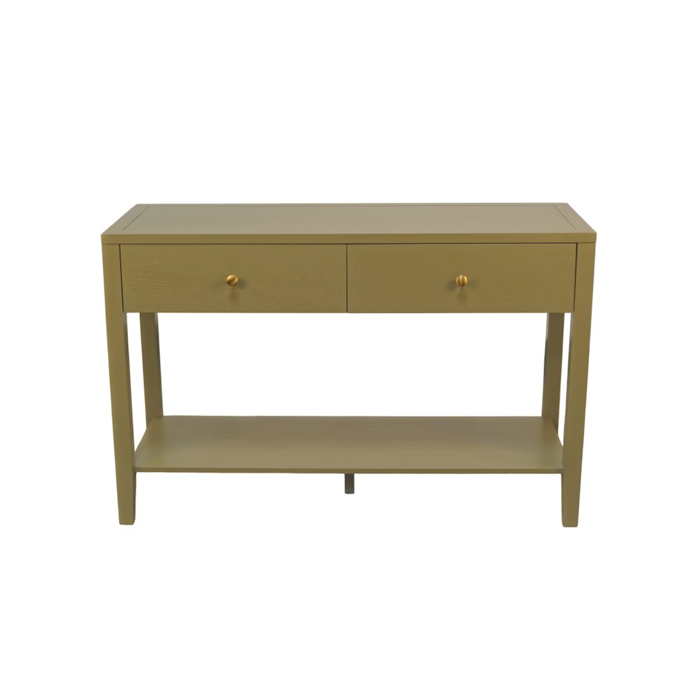 Avery Console Table, Olive Green. Picture 3