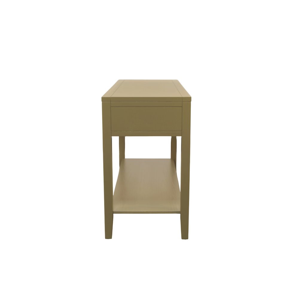 Avery Console Table, Olive Green. Picture 5
