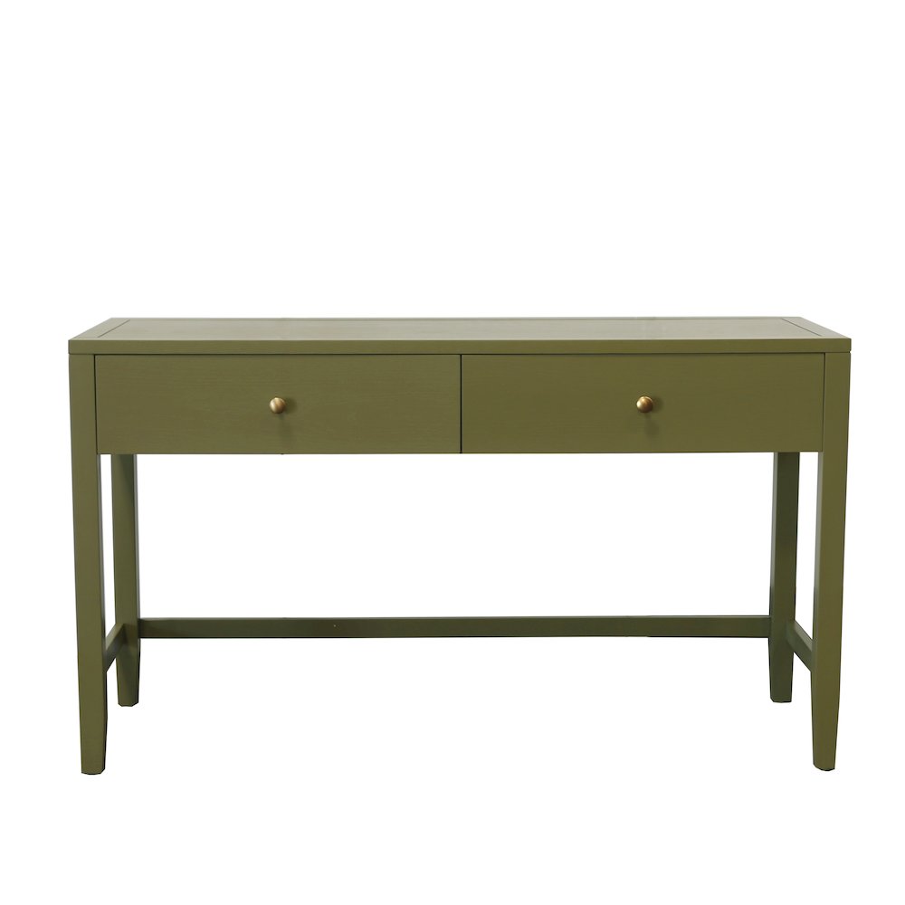 Avery Writing Desk, Olive Green. Picture 1