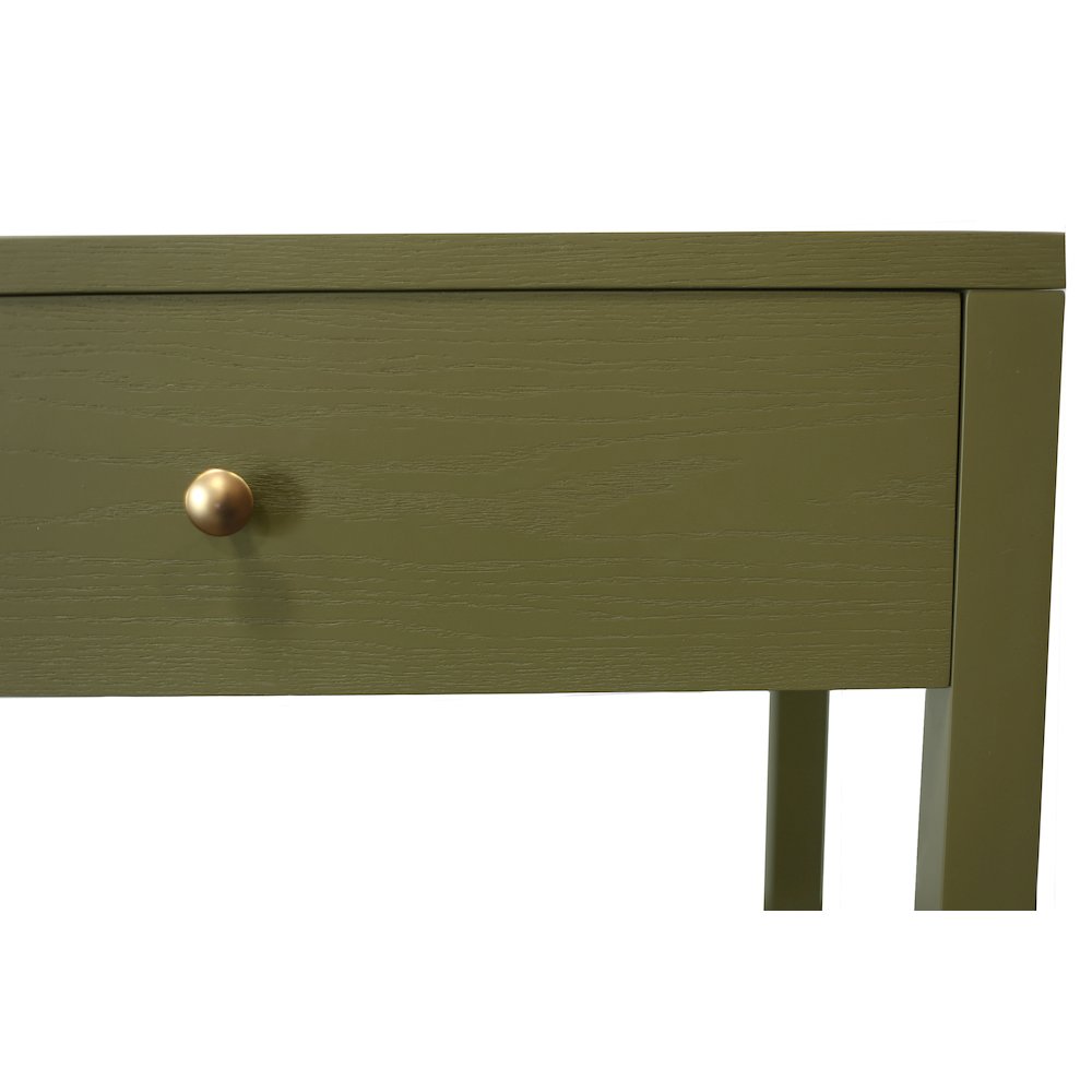 Avery Writing Desk, Olive Green. Picture 5