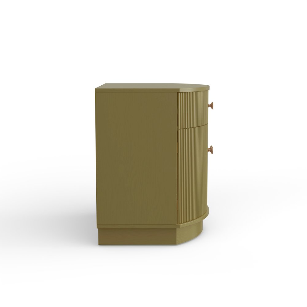 Olivia Nightstand, Olive Green. Picture 4