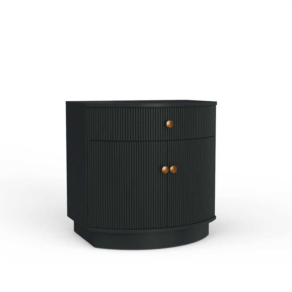 Olivia Nightstand, Black. Picture 4
