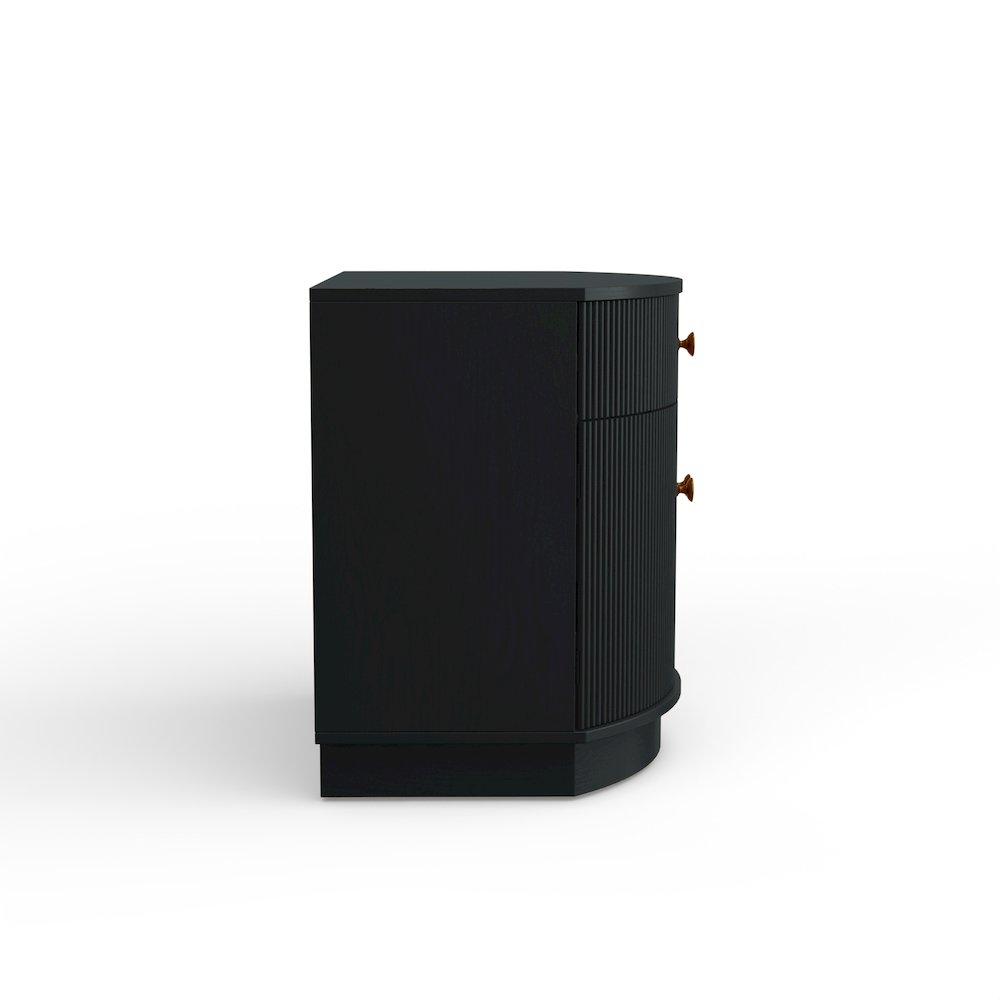Olivia Nightstand, Black. Picture 5