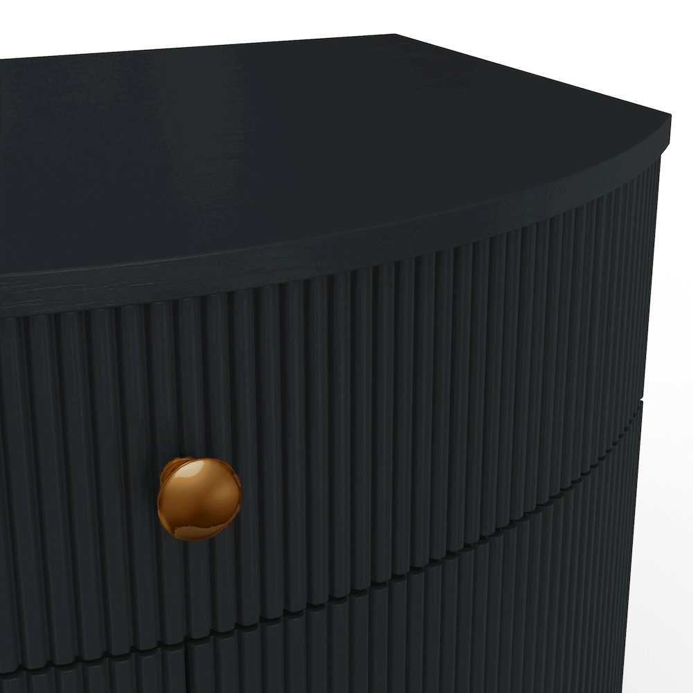 Olivia Nightstand, Black. Picture 6