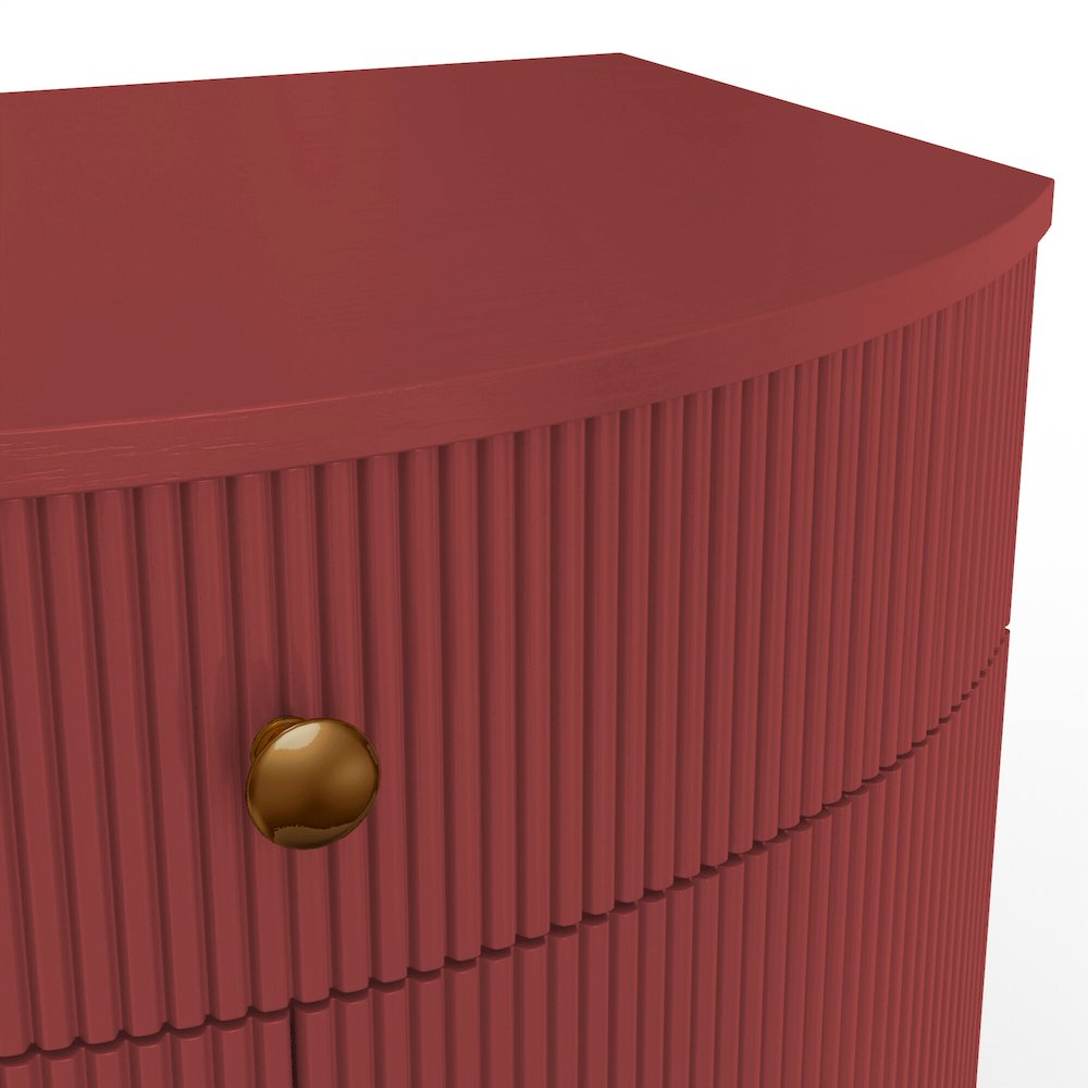 Olivia Nightstand, Burgundy. Picture 6