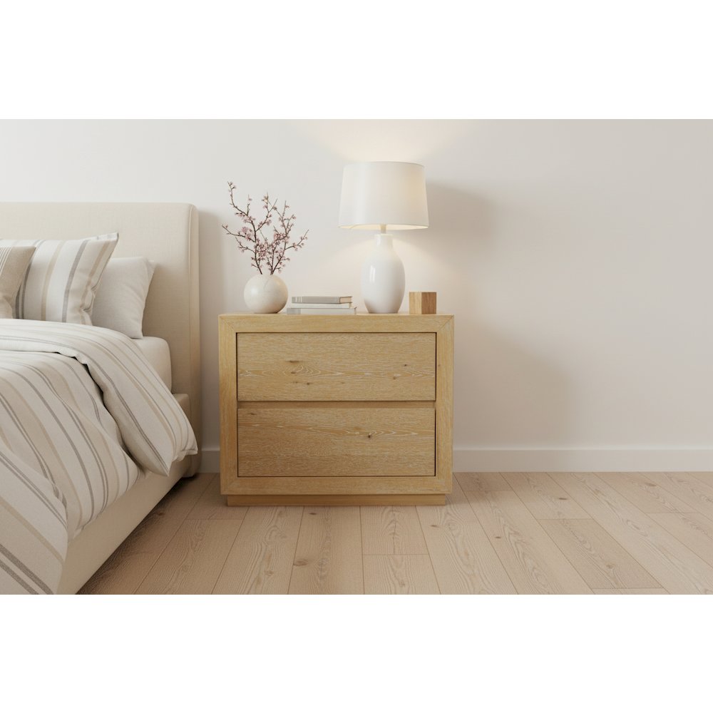Harper Two Drawer Nightstand. Picture 2