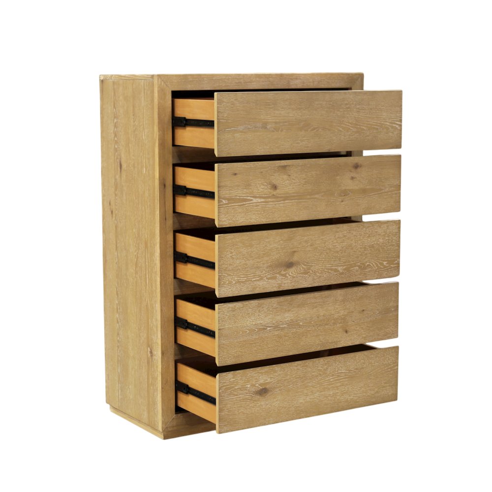 Harper Five Drawer Chest. Picture 7