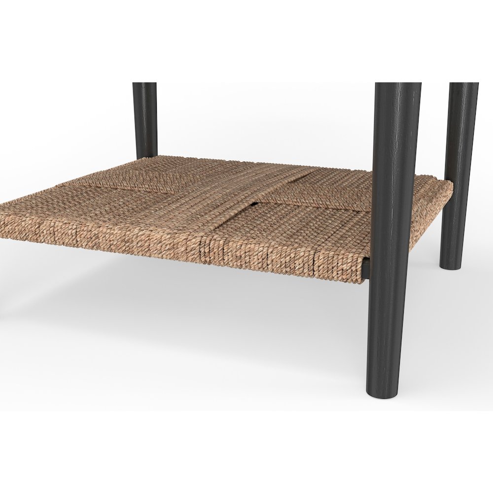 Cleo Nightstand, Charcoal Gray. Picture 9