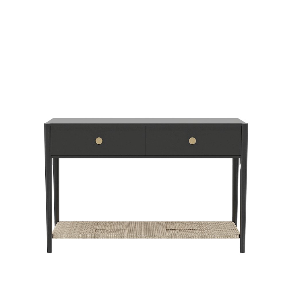 Cleo Console Table, Charcoal Gray. Picture 4