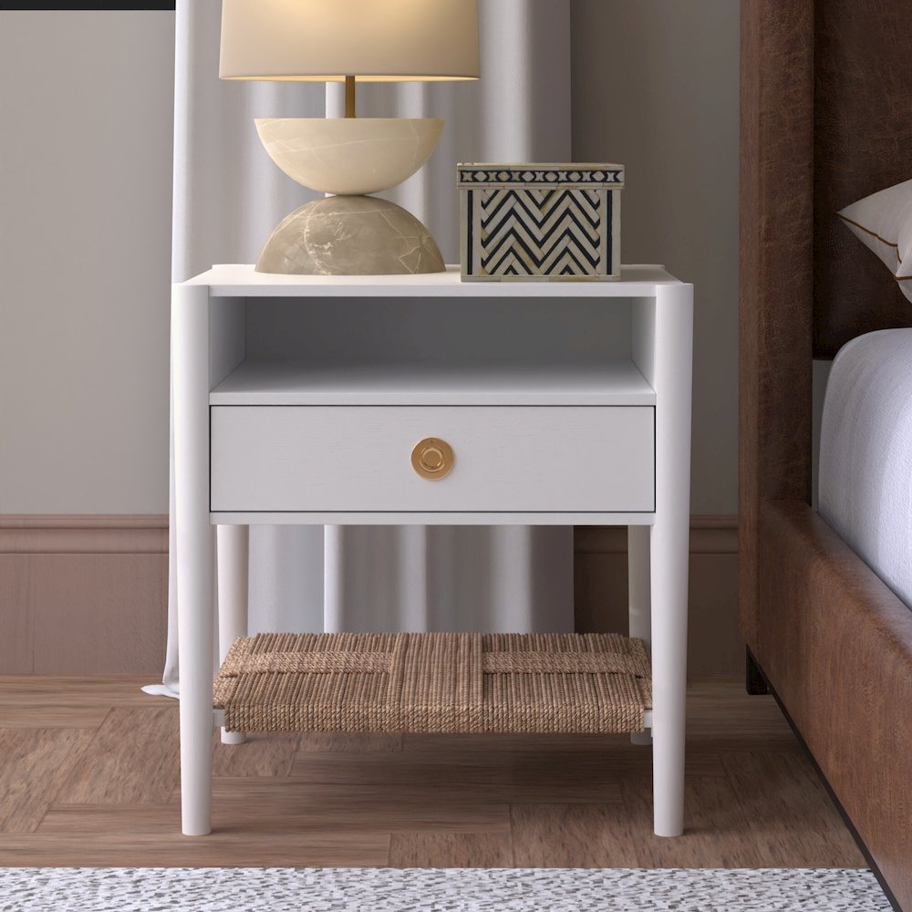 Cleo Nightstand, Coconut Milk. Picture 2