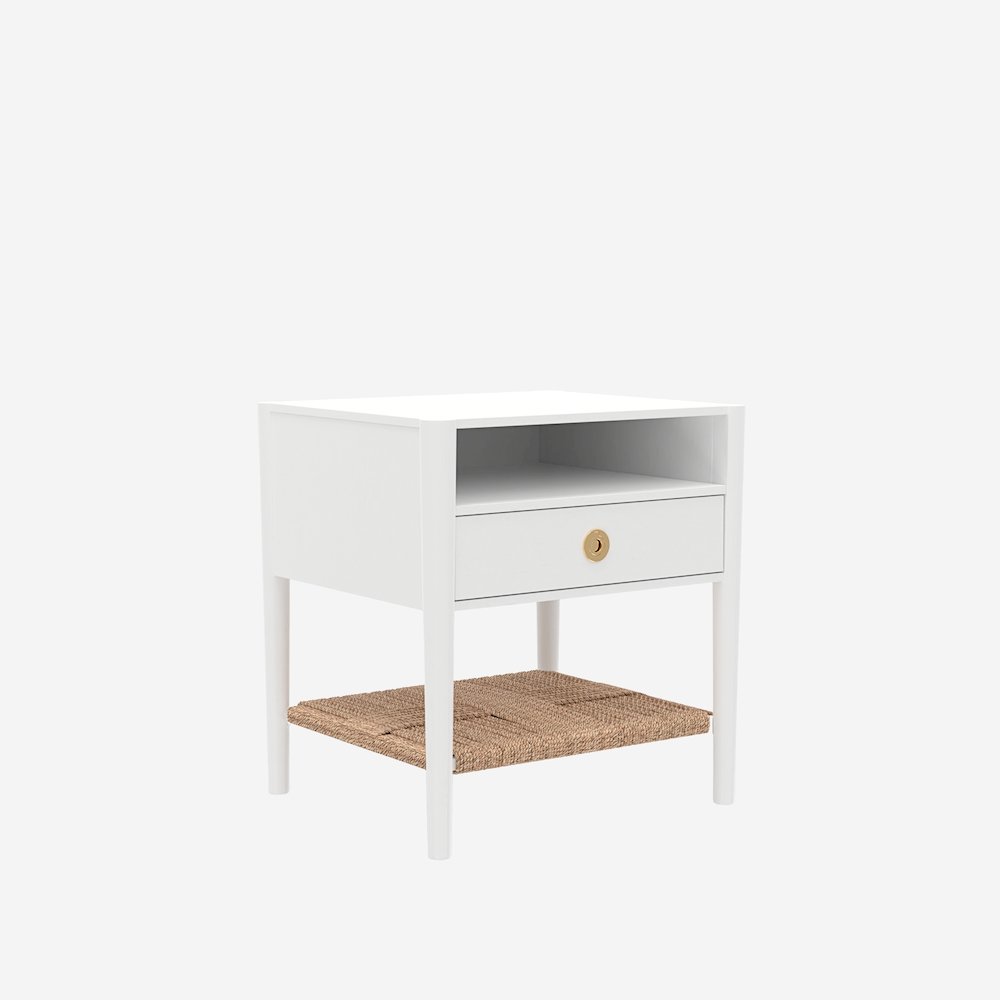 Cleo Nightstand, Coconut Milk. Picture 3