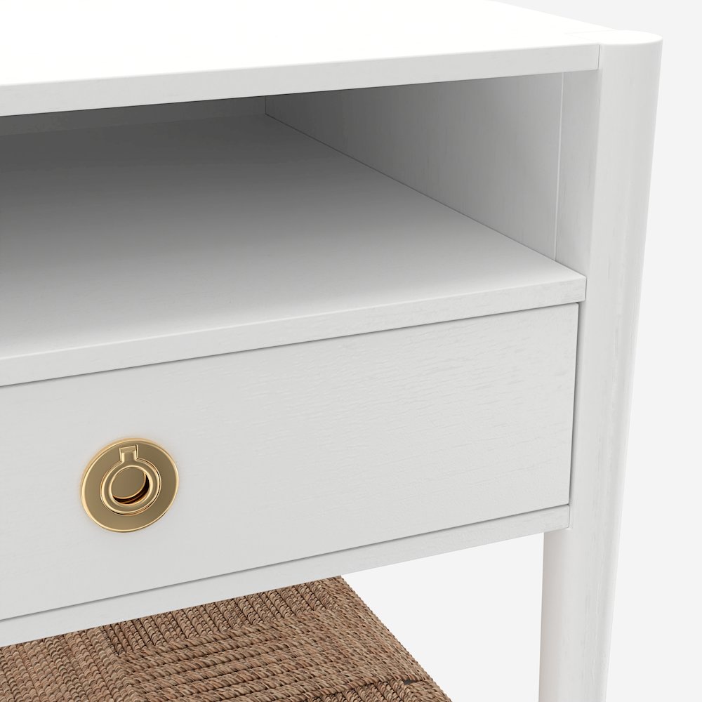 Cleo Nightstand, Coconut Milk. Picture 7