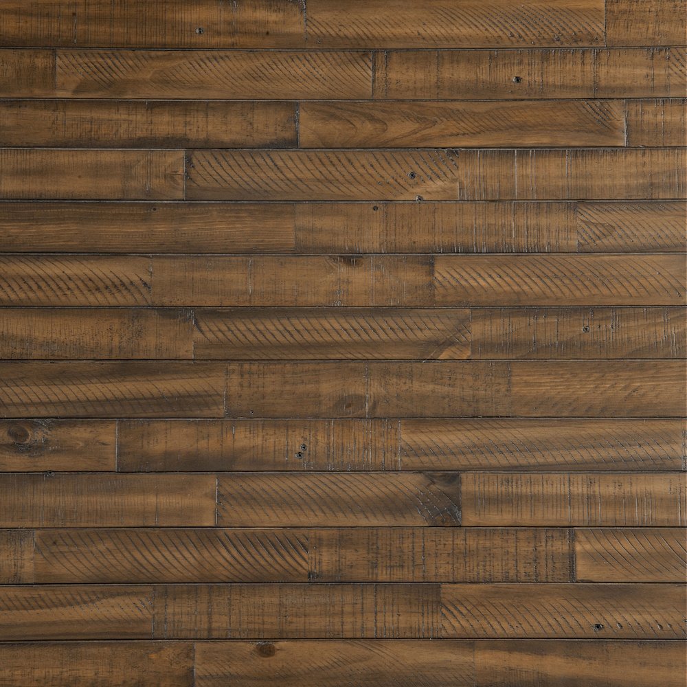Kensington Round Solid Pine Dining Table, Walnut. Picture 6