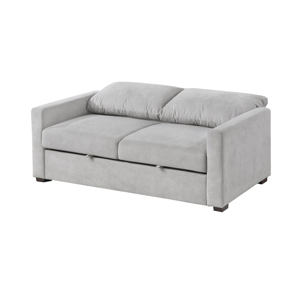 Dena Sleeper Sofa, Light Grey. Picture 8