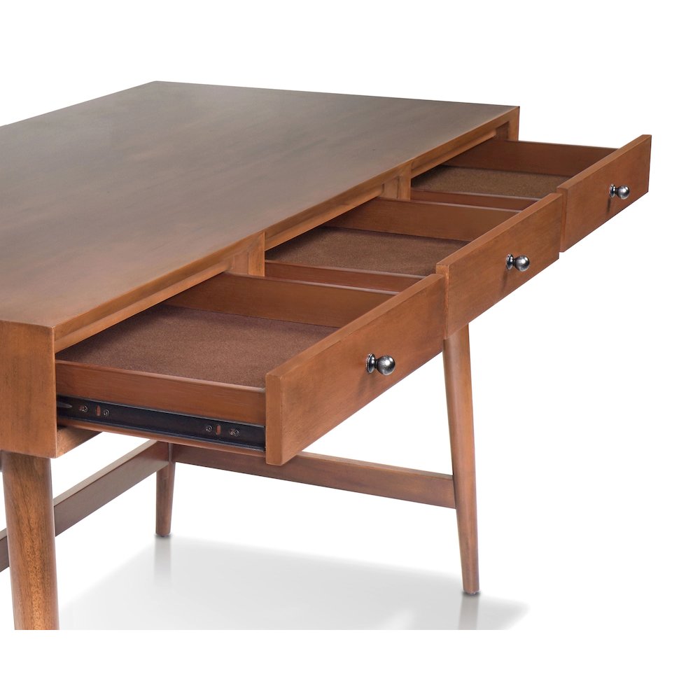 Flynn Large Desk, Chestnut. Picture 5