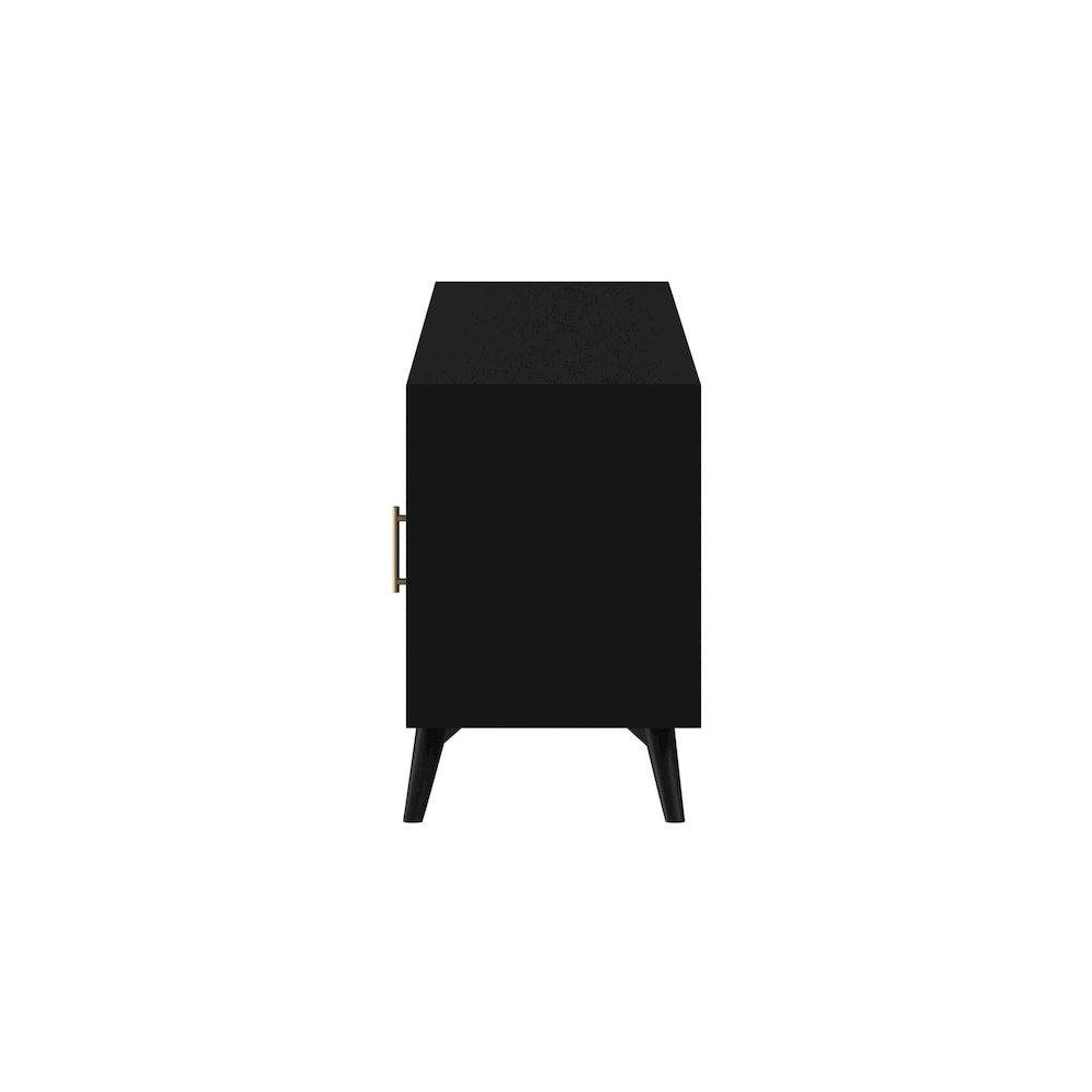 Flynn Large TV Console, Black. Picture 5