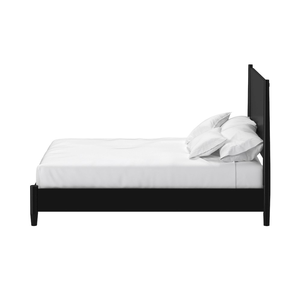 Flynn Full Platform Bed, Black. Picture 8