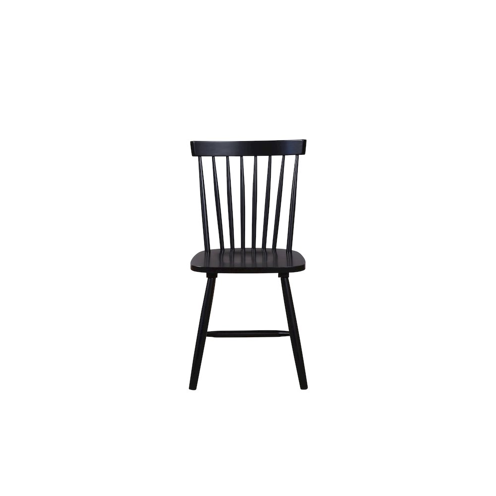 Lyra Set of 2 Side Chairs, Black. Picture 3