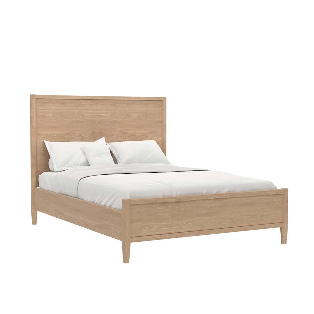 Sinclair Queen Panel Bed, Natural. Picture 2