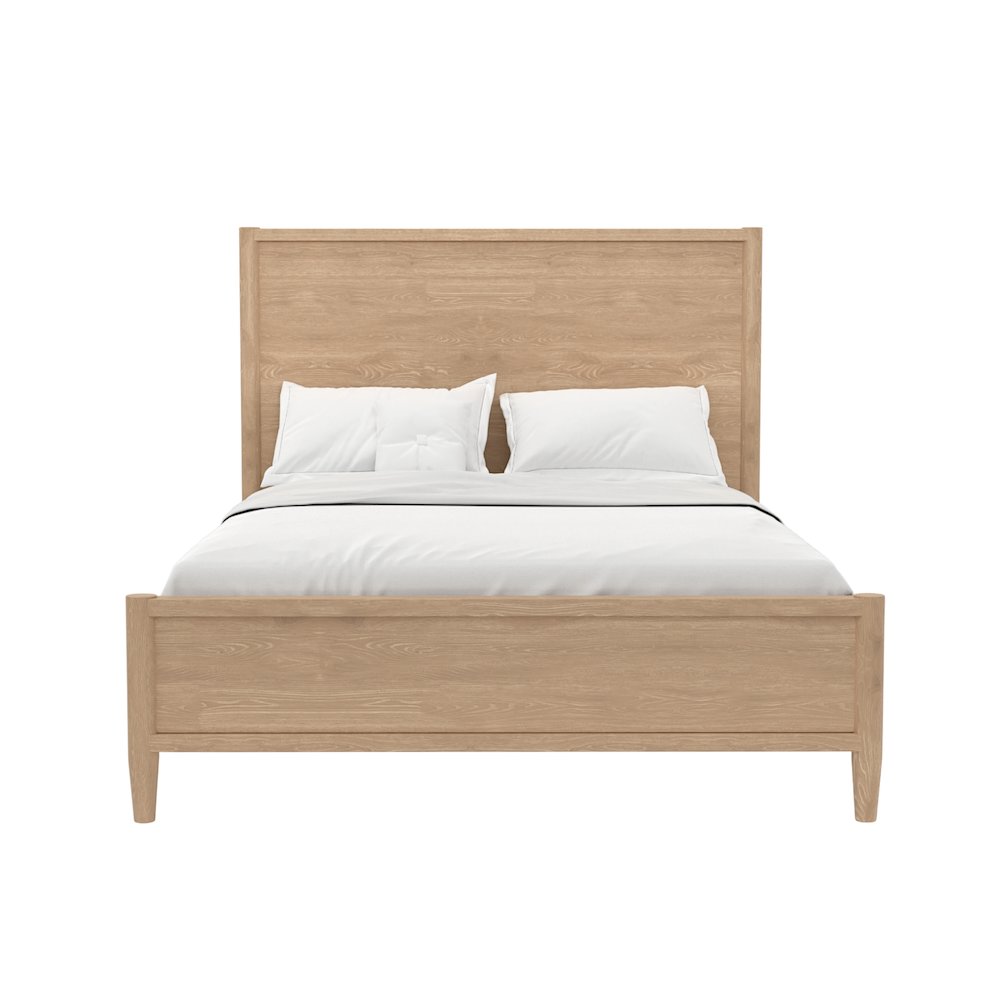 Sinclair Queen Panel Bed, Natural. Picture 3