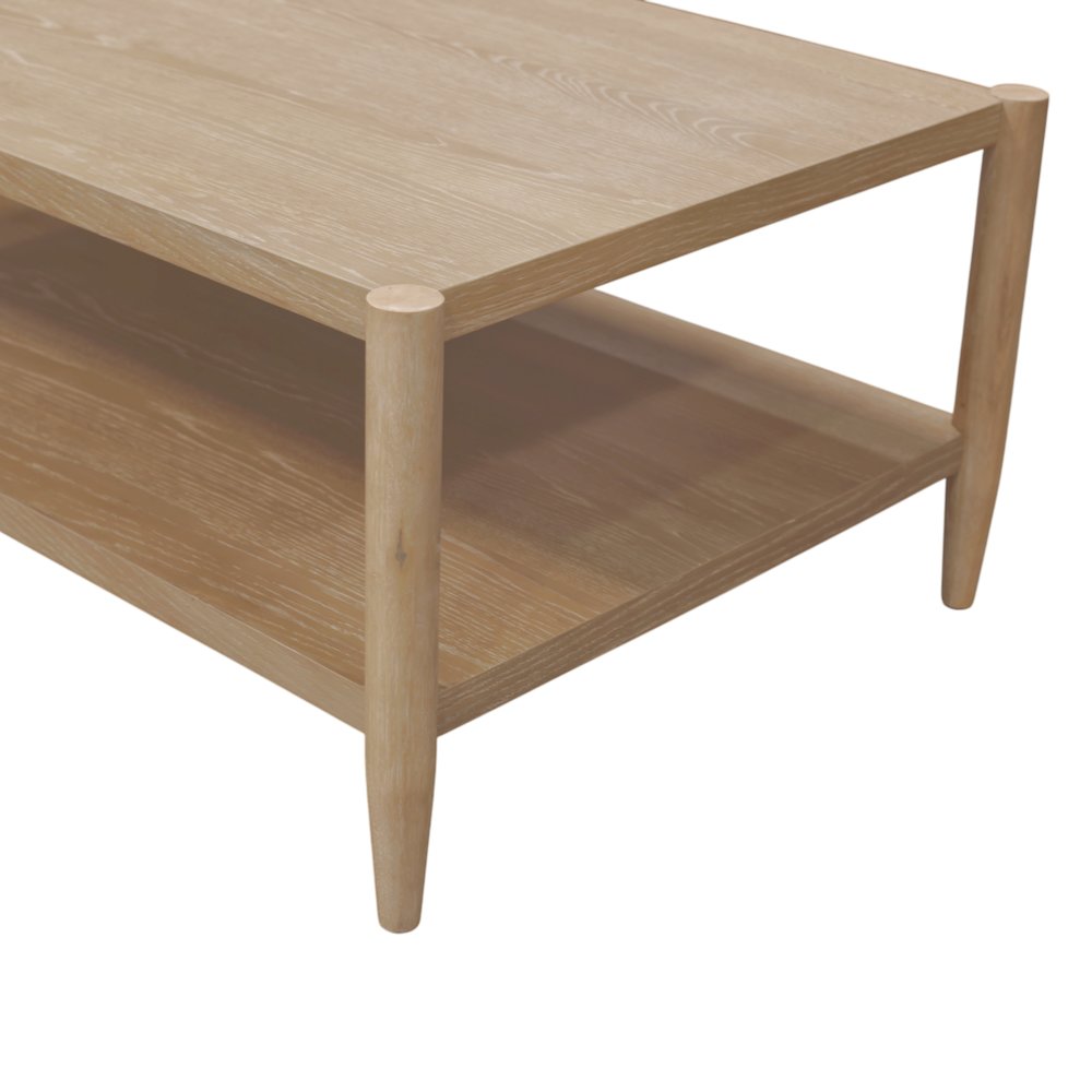 Sinclair Rectangular Coffee Table, Natural. Picture 8