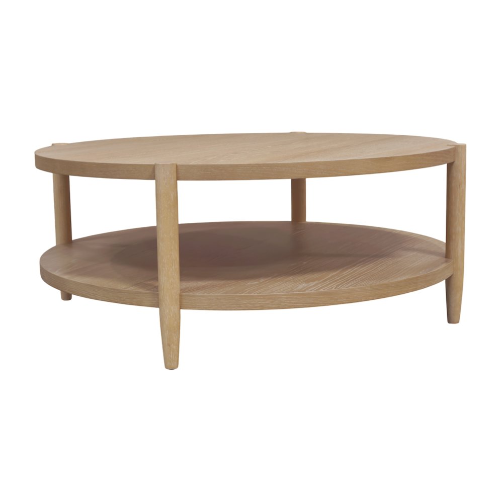 SInclair Round Coffee Table, Natural. Picture 6