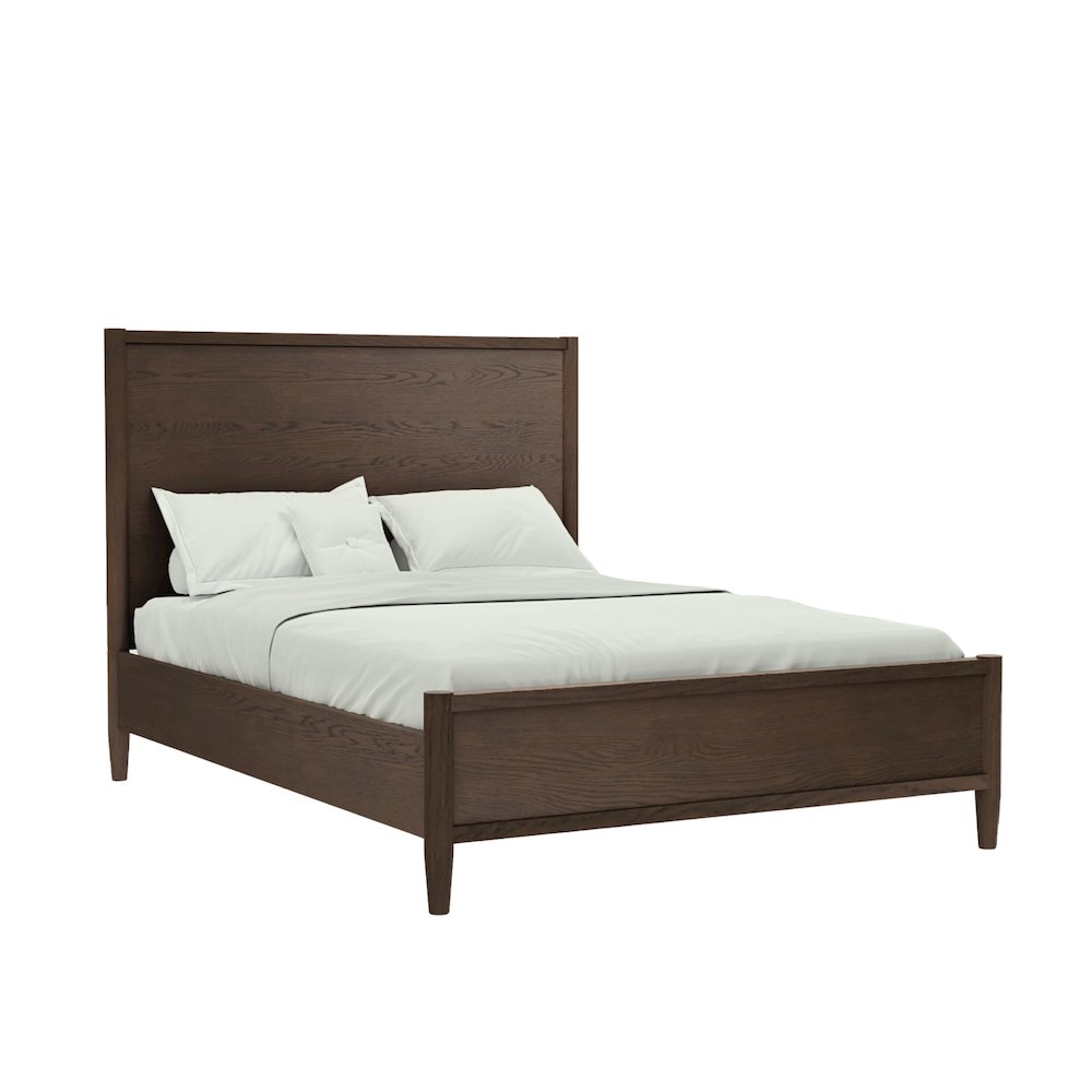 Sinclair Queen Panel Bed, Walnut. Picture 2