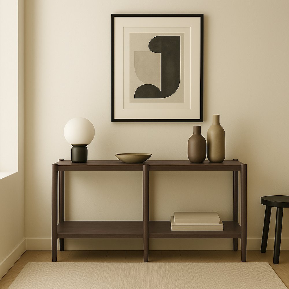 Sinclair Console Table, Walnut. Picture 2