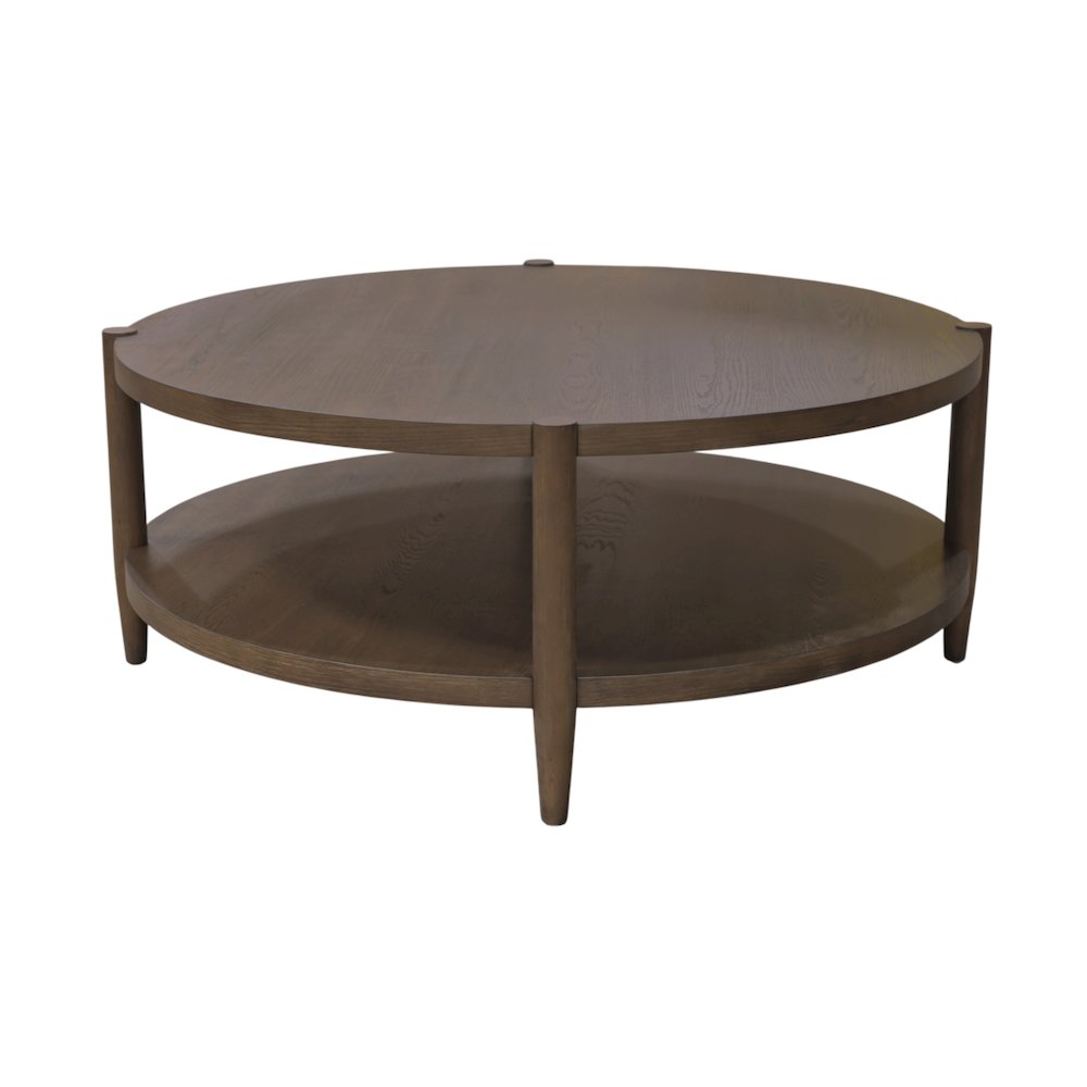 SInclair Round Coffee Table, Walnut. Picture 6